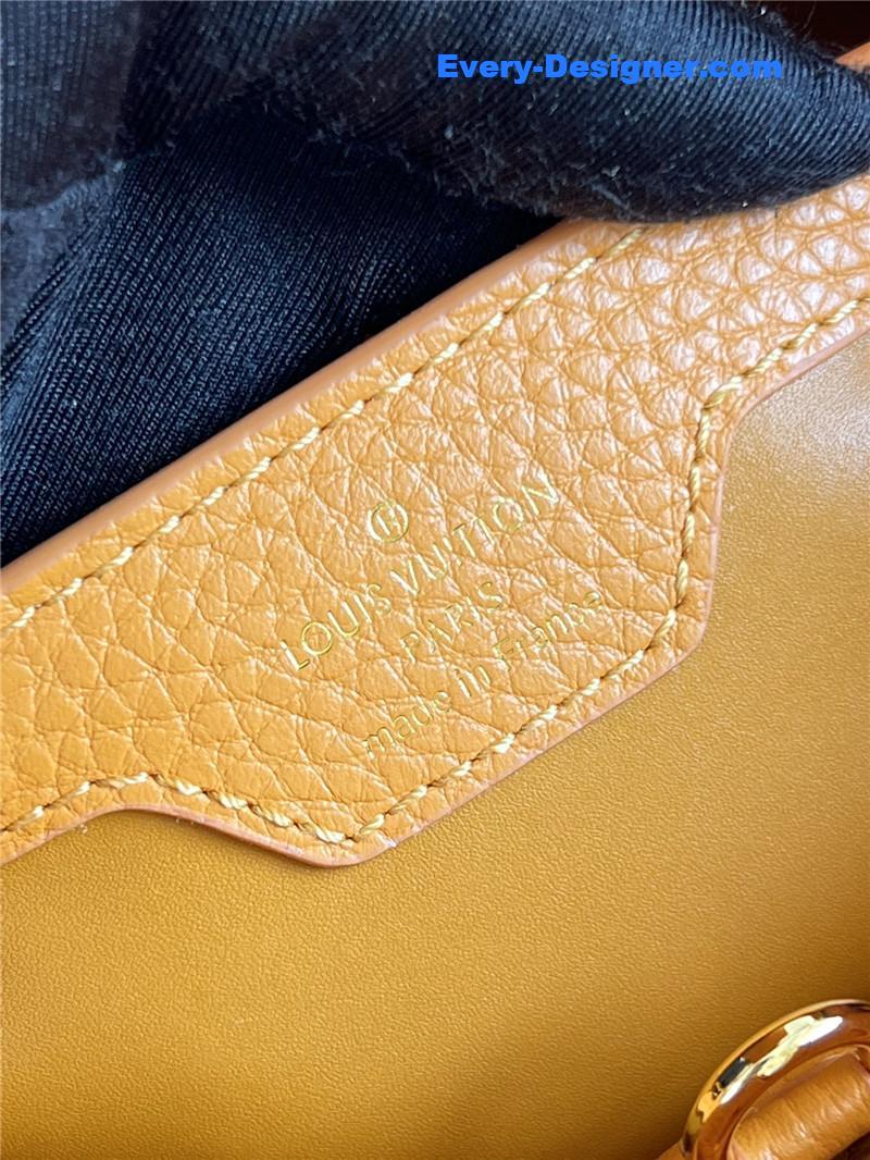 louis vuitton lv capucines small bag black