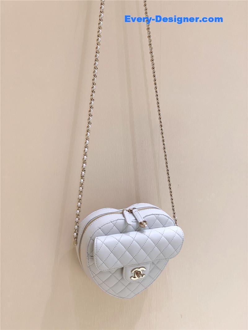 ch**el D1am0nd heart bag large