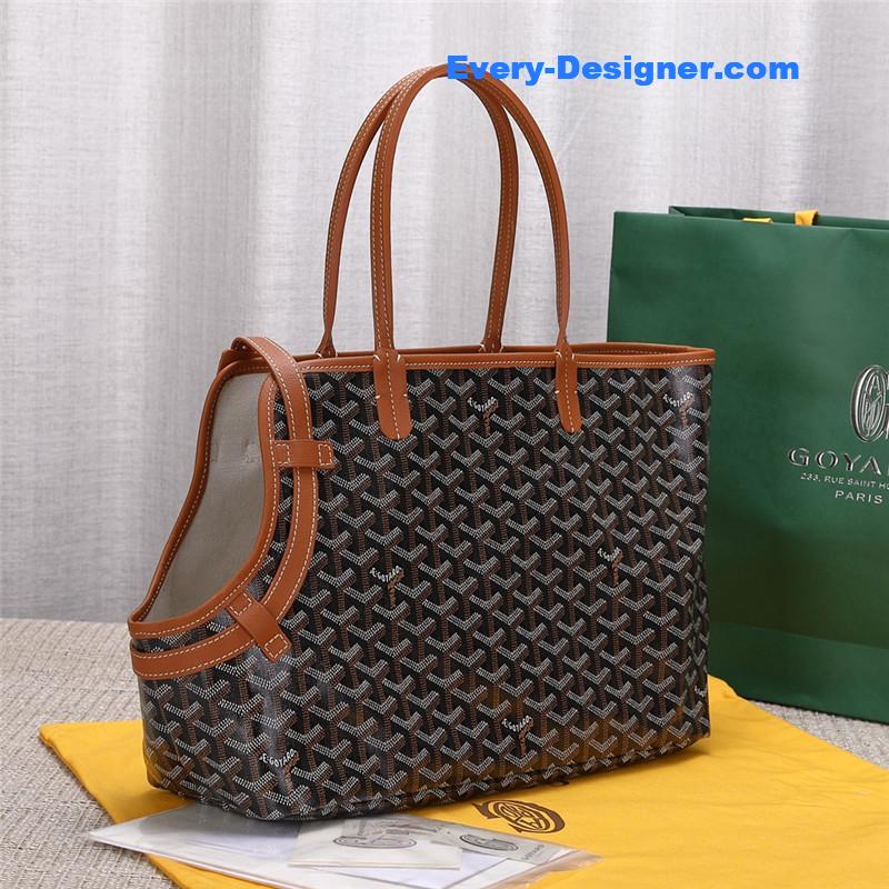 goyard chien gris pet bages
