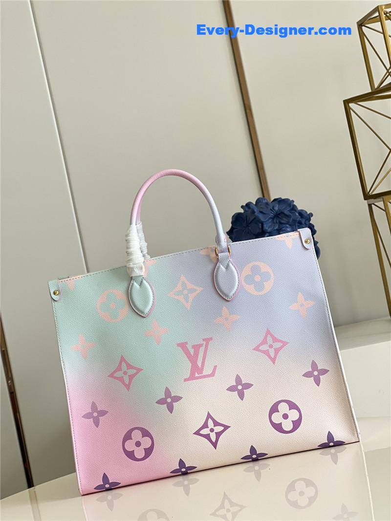 louis vuitton lv onthego gradient color bag