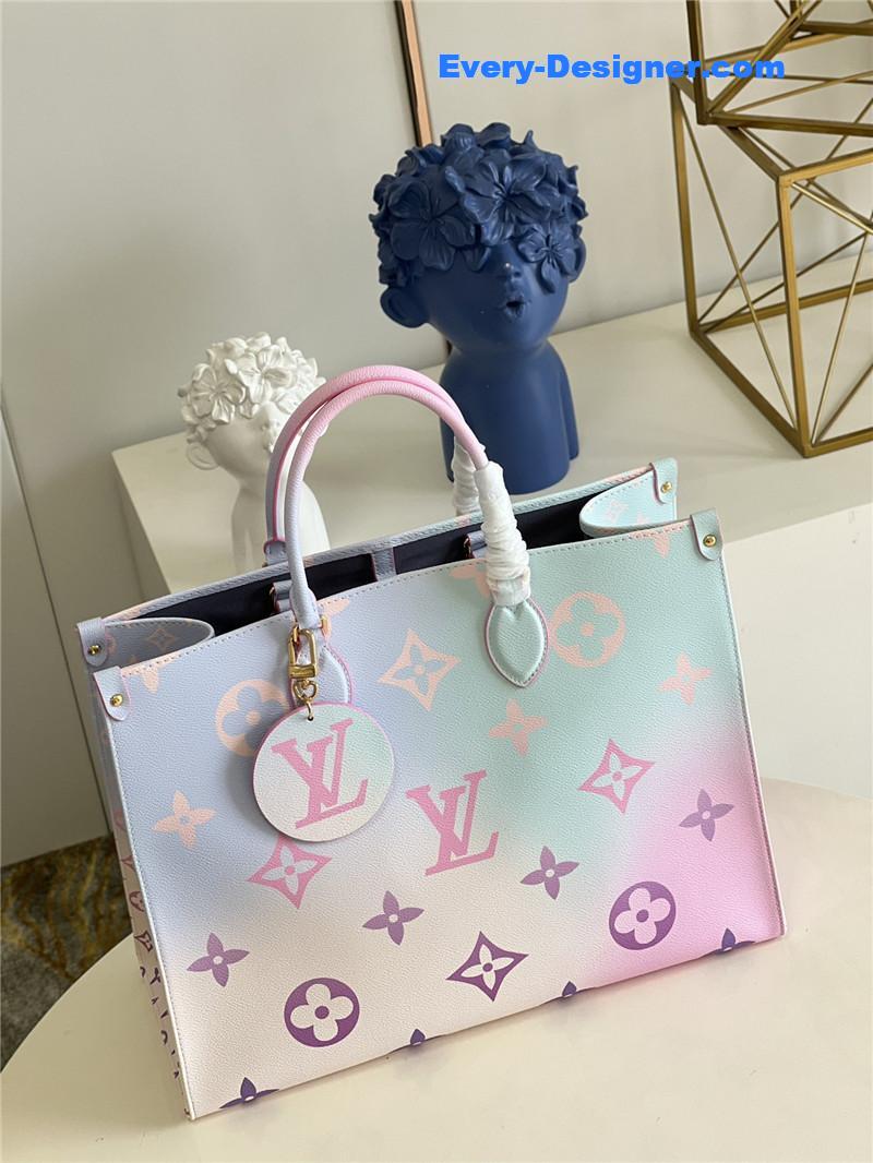 louis vuitton lv onthego gradient color bag