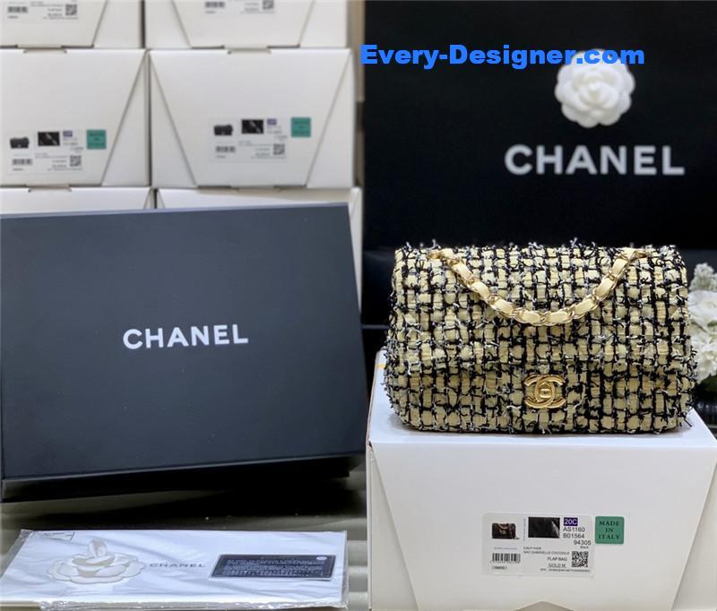 Chanel CF fabric flap bag