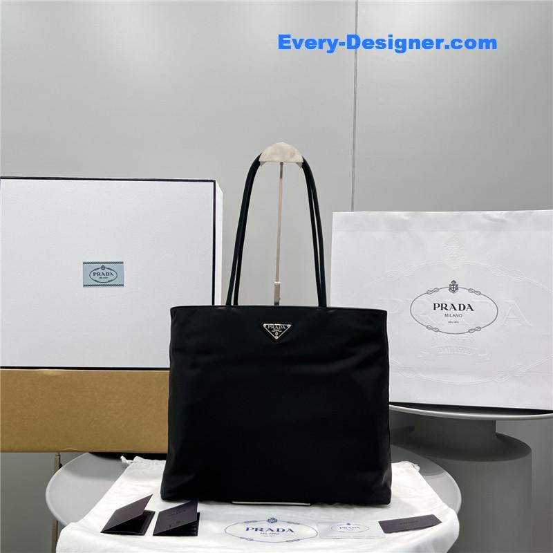 prada parachute shopping bag tote bag