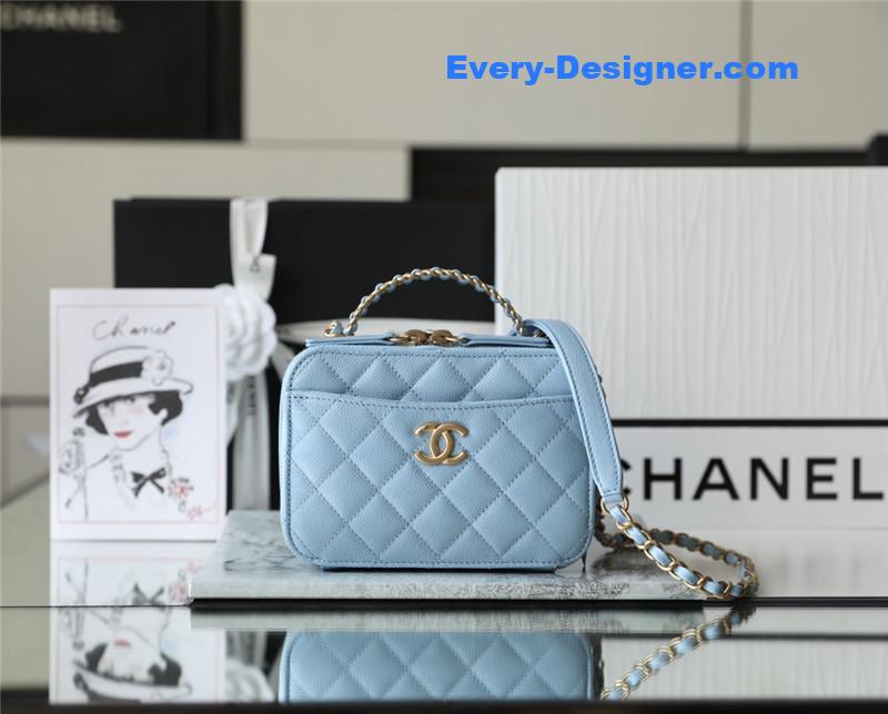 Chanel vanity case handle camera bag small