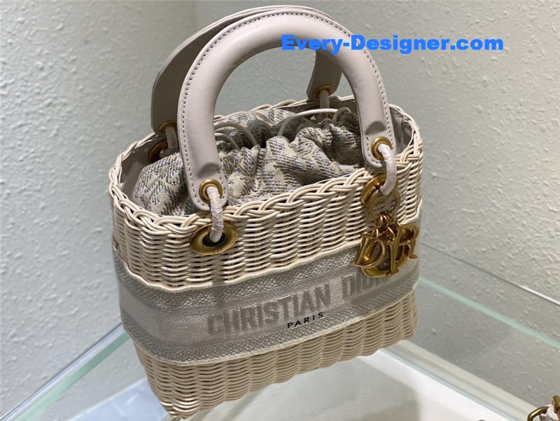 lady dior woven bag