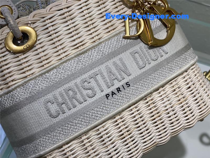 lady dior woven bag