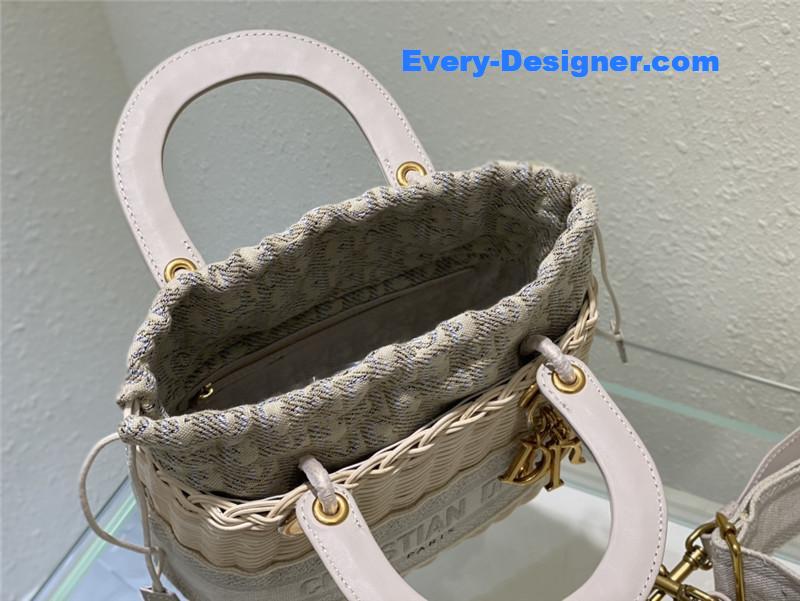 lady dior woven bag