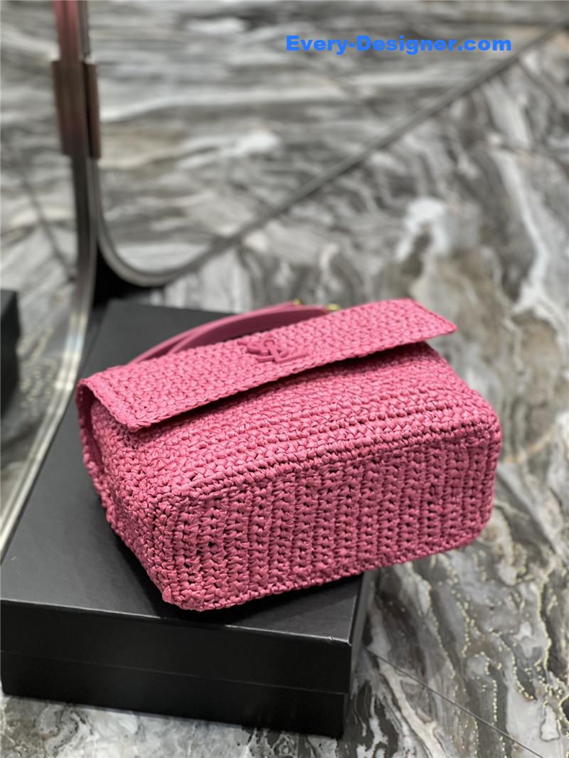 ysl niki raffia bag