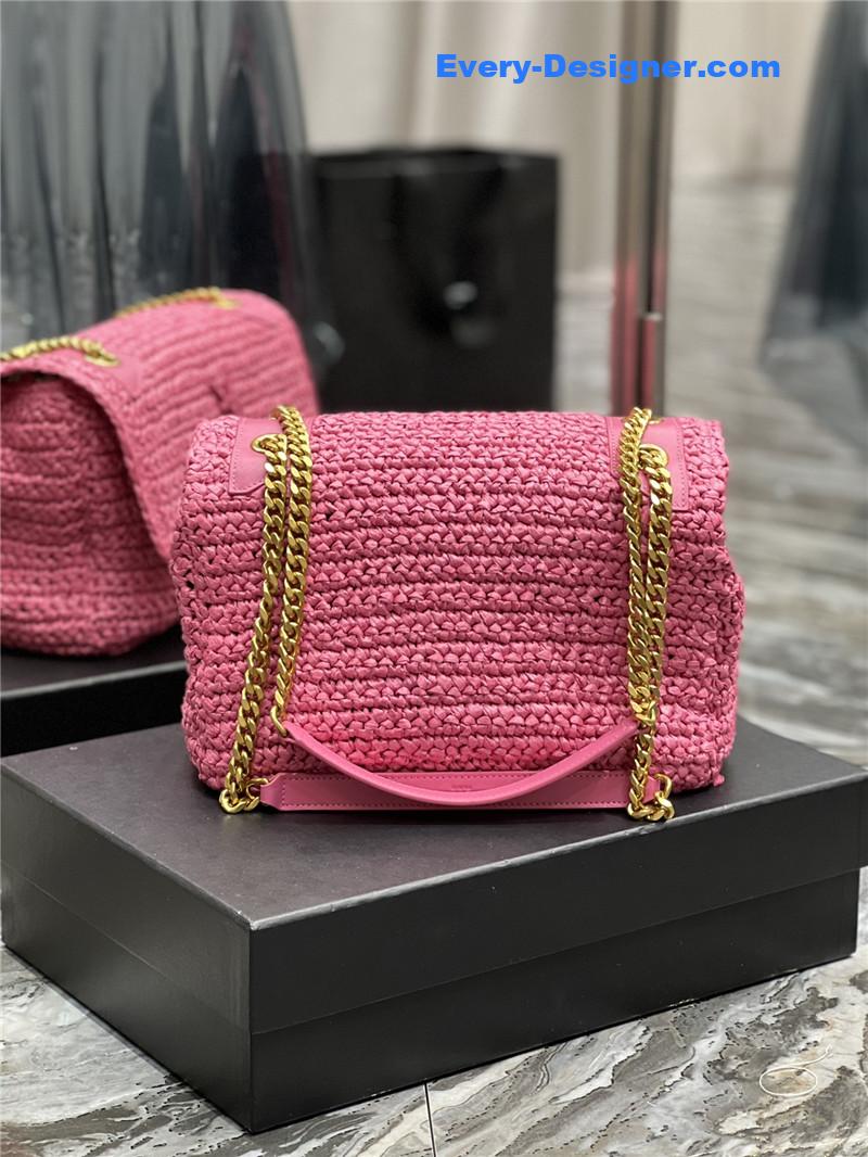ysl niki raffia bag