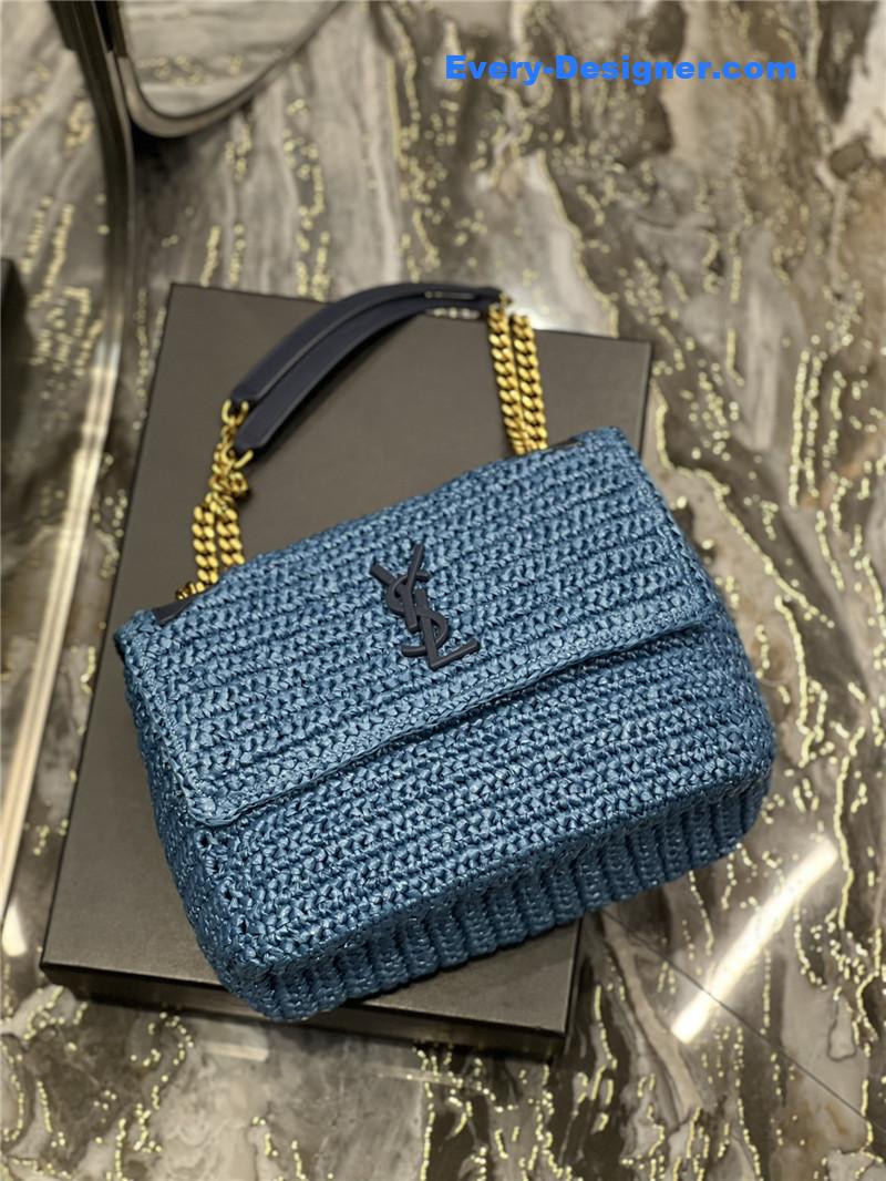 ysl niki raffia bag