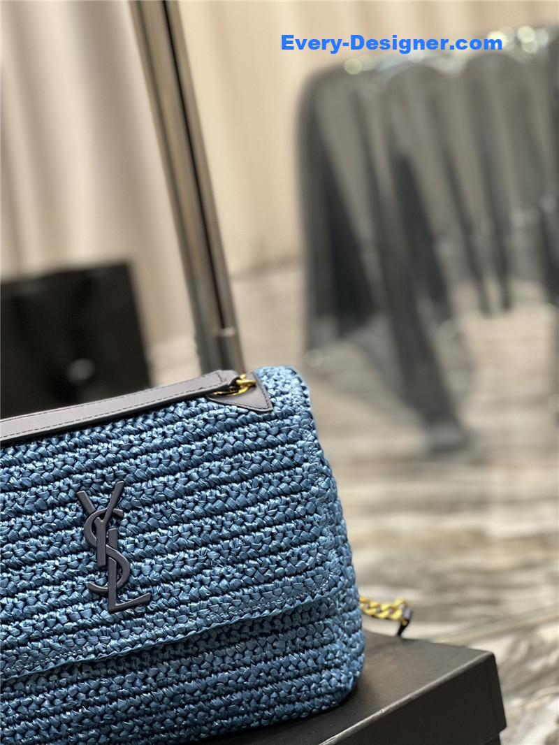 ysl niki raffia bag