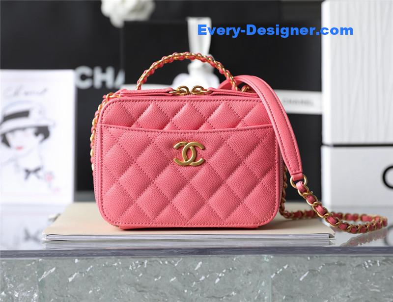 Ch**el vanity case handle camera bag small