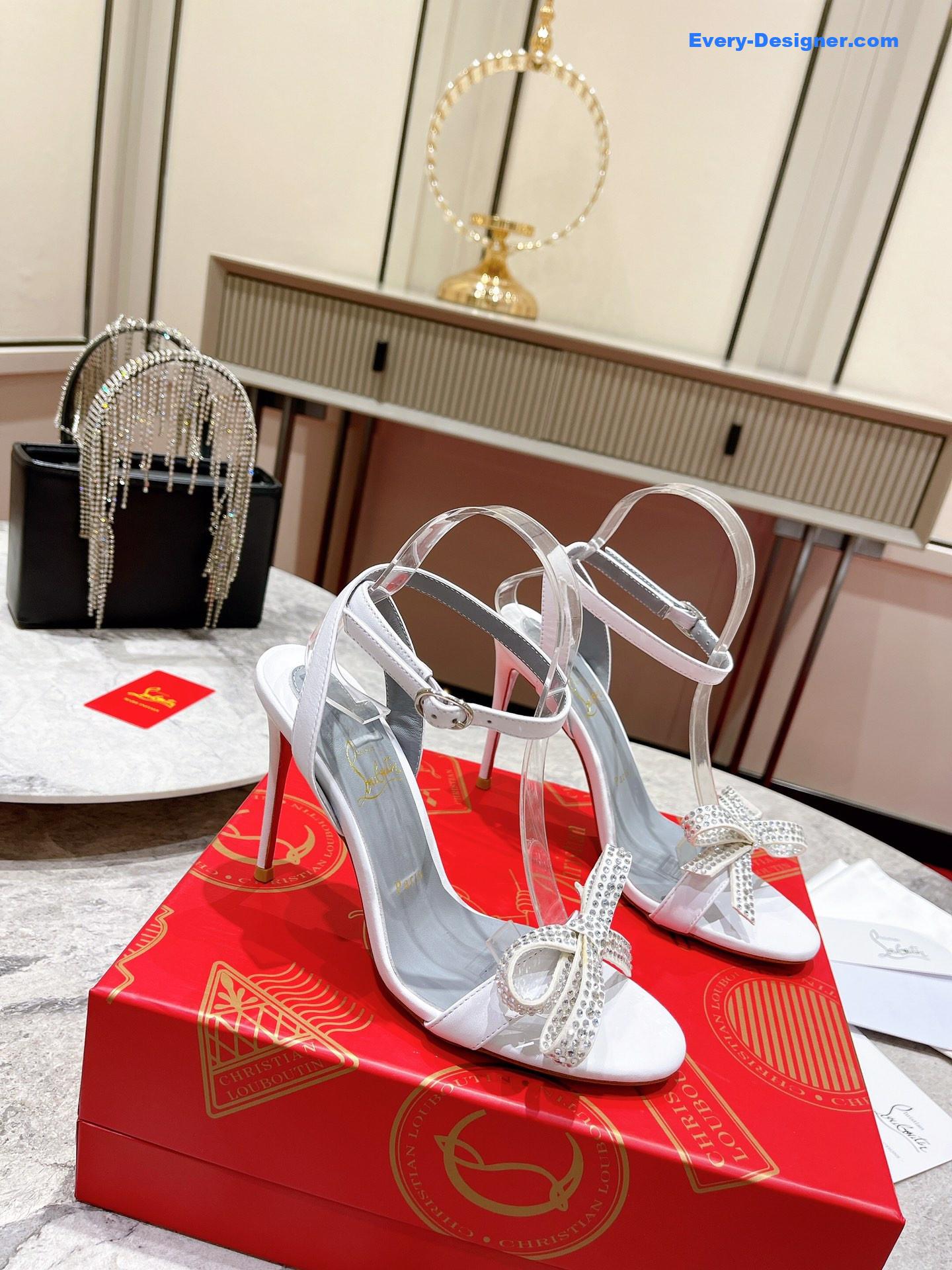 Christian Louboutin strappy bow sandals