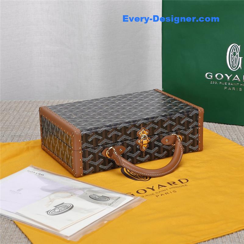 goyard beech hard case bag