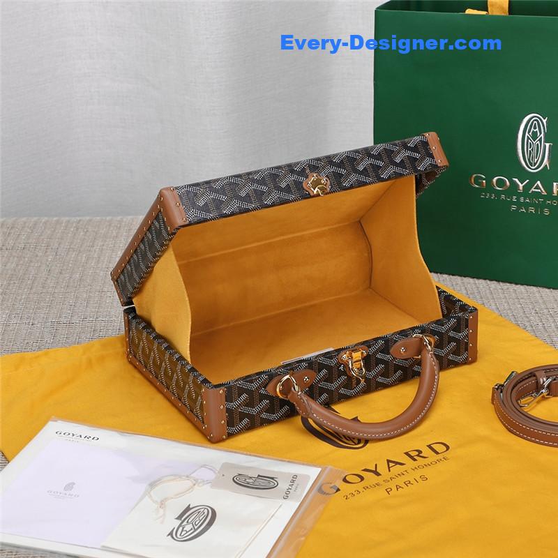 goyard beech hard case bag