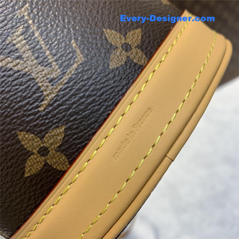 louis vuitton lv nano bucket monogram bag