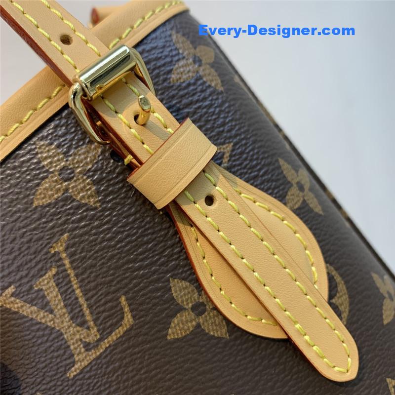 louis vuitton lv nano bucket monogram bag