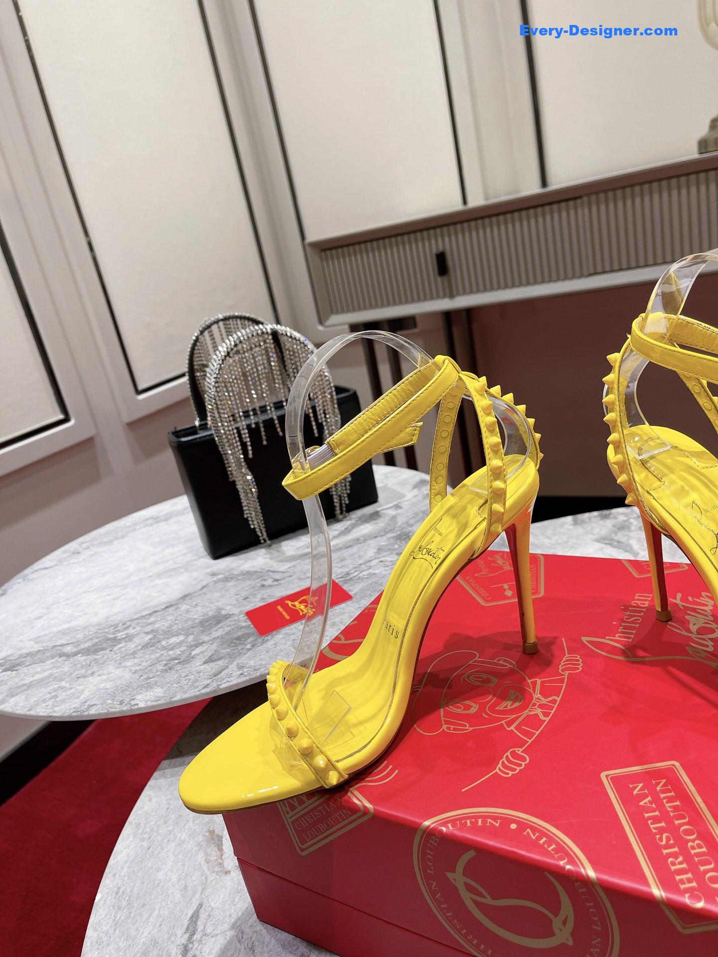 Chr1st1an louboutin spiked strappy sandals