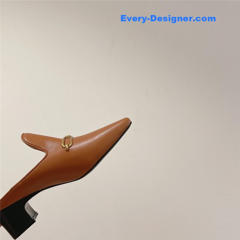 H**me5 muller chunky heel slippers