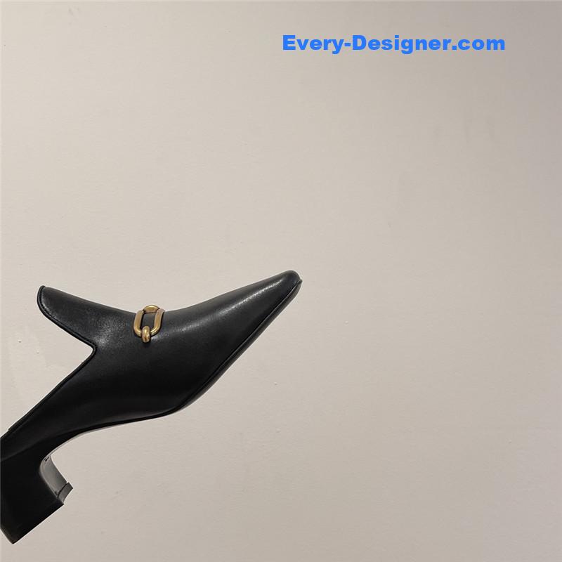 H**me5 muller chunky heel slippers