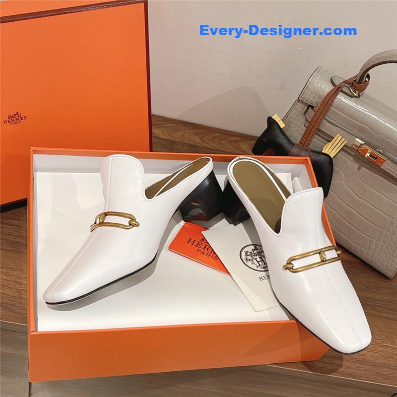 H**me5 muller chunky heel slippers