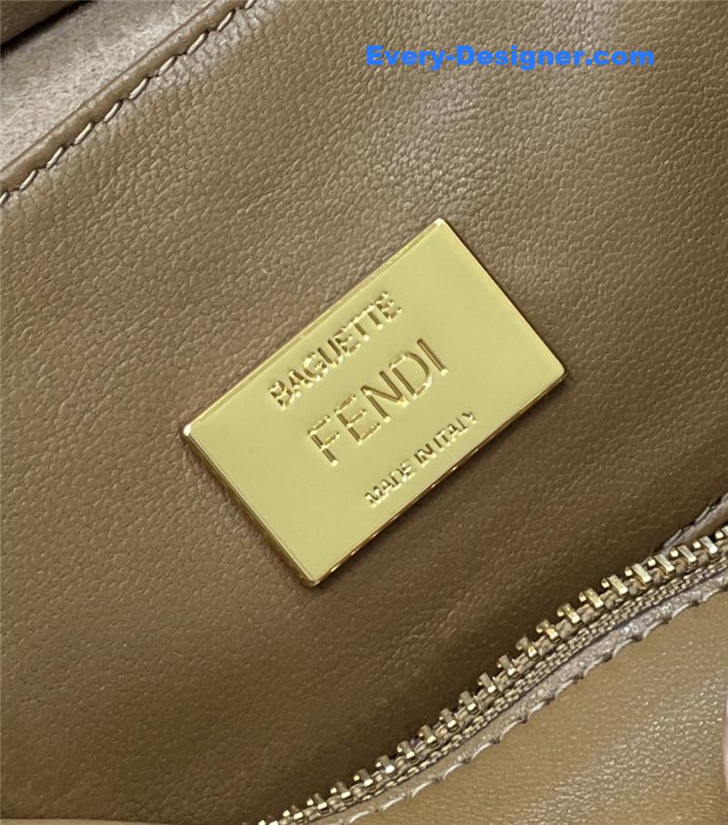 F**di lambswool baguette bag