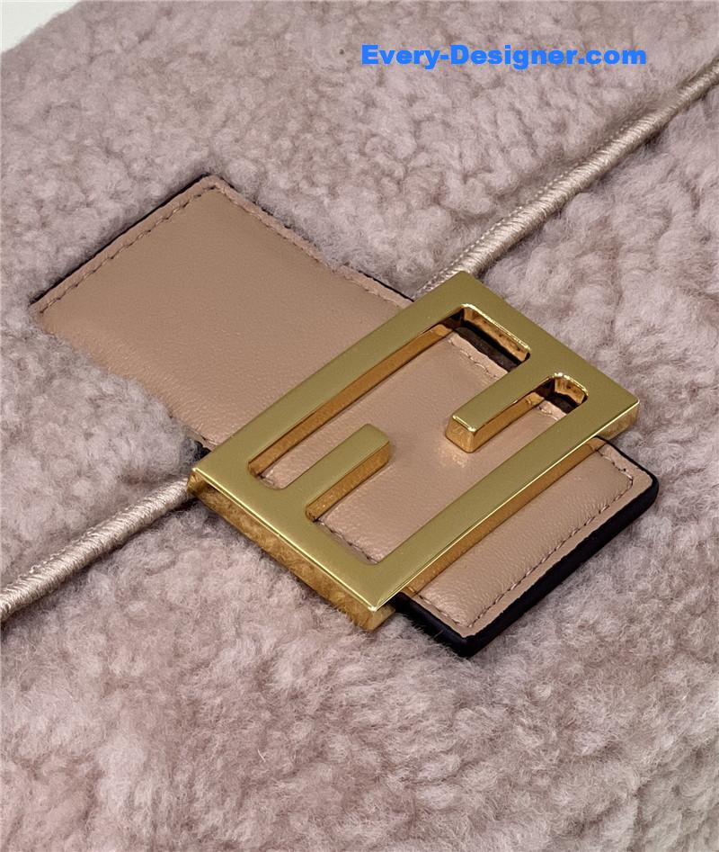 F**di lambswool baguette bag