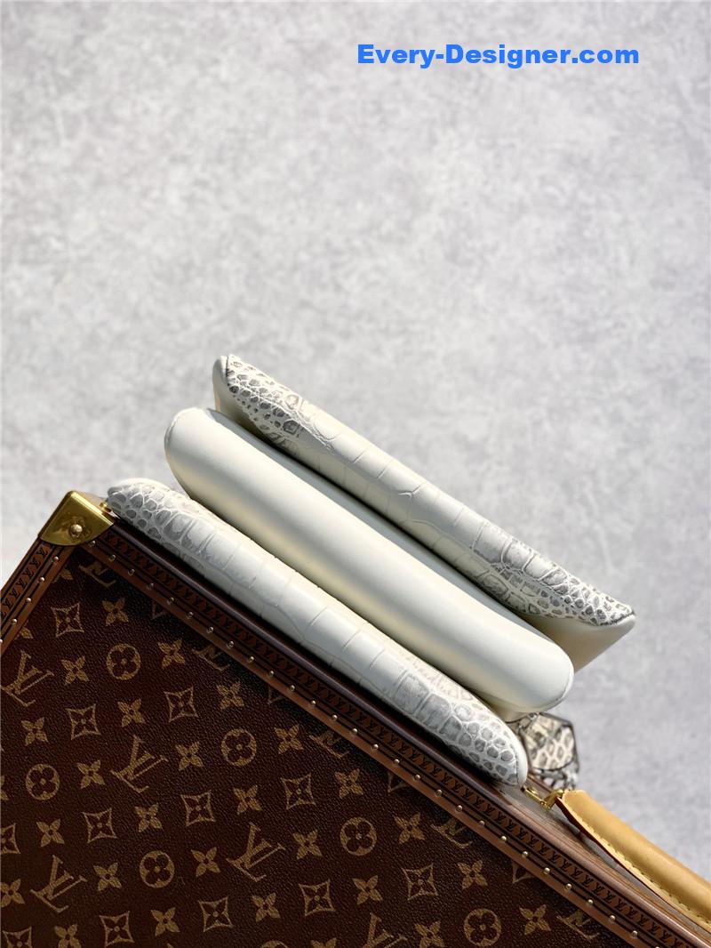 louis vuitton lv crocodile coussin small bag