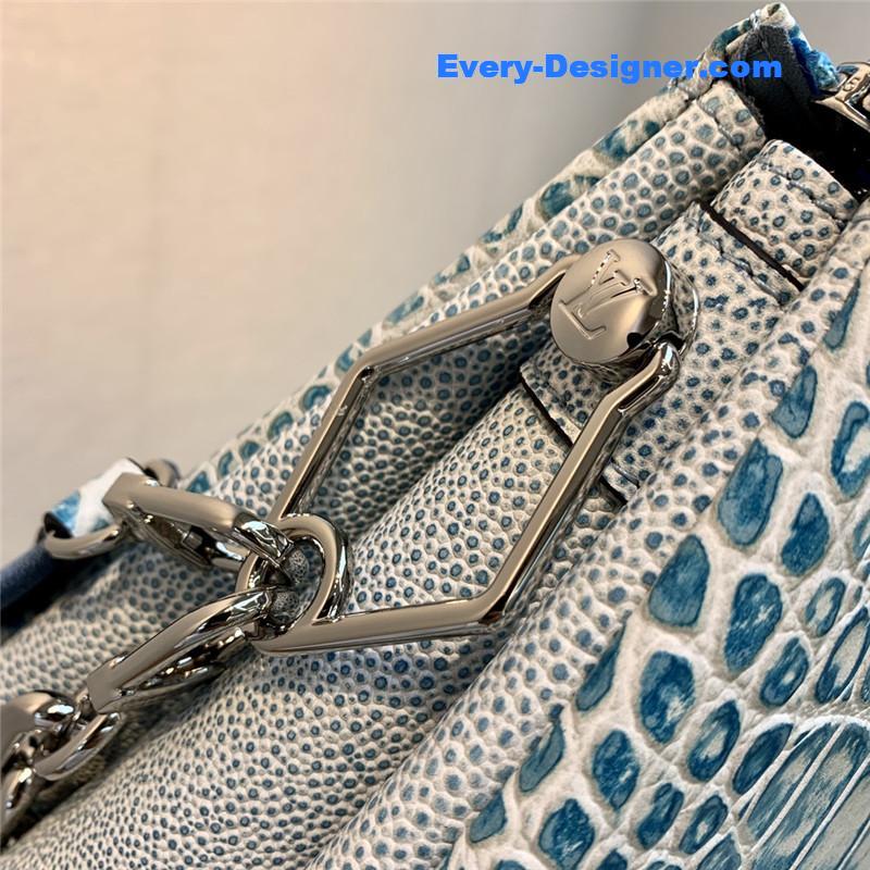 louis vuitton lv crocodile coussin small bag