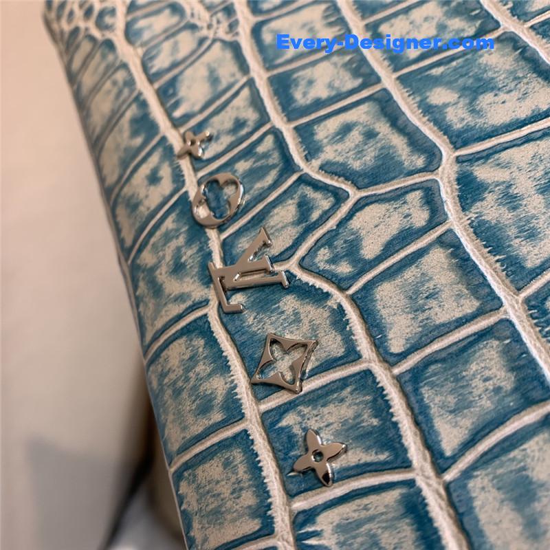 louis vuitton lv crocodile coussin small bag