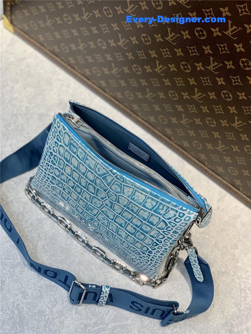louis vuitton lv crocodile coussin small bag