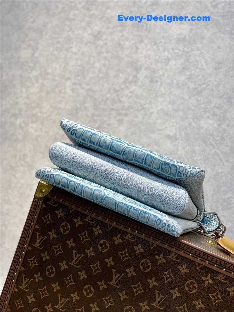 louis vuitton lv crocodile coussin small bag