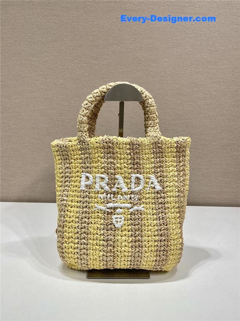 prada fiber tote bag