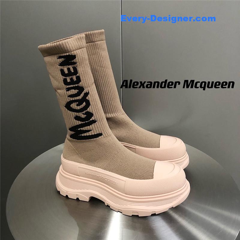 a1exa*der Mcqv*en platform socks shoes