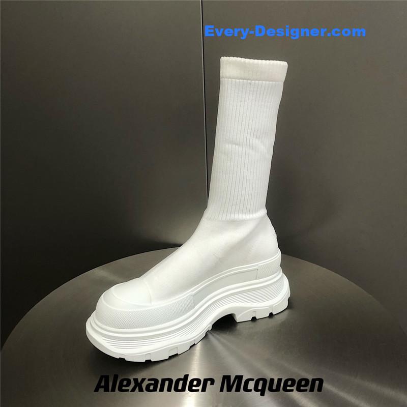 Alexander mcqueen platform socks shoes