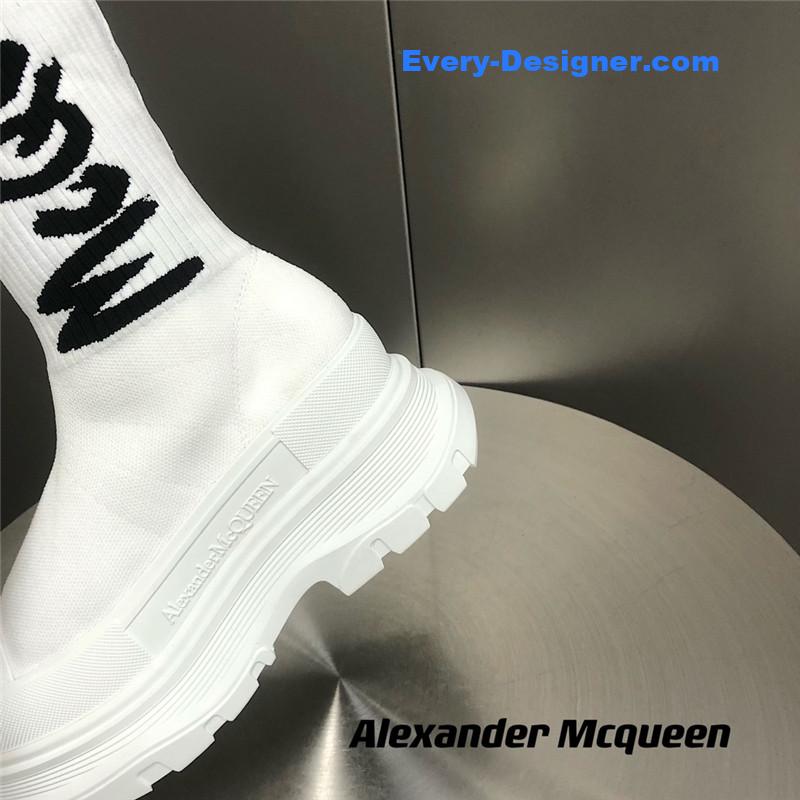 Alexander mcqueen platform socks shoes