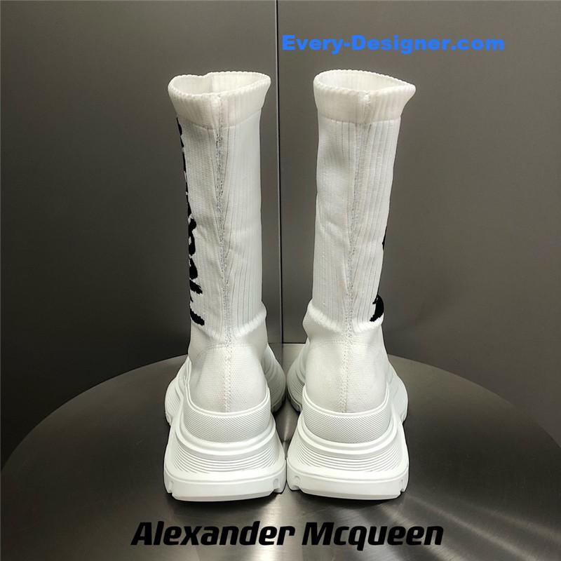 Alexander mcqueen platform socks shoes