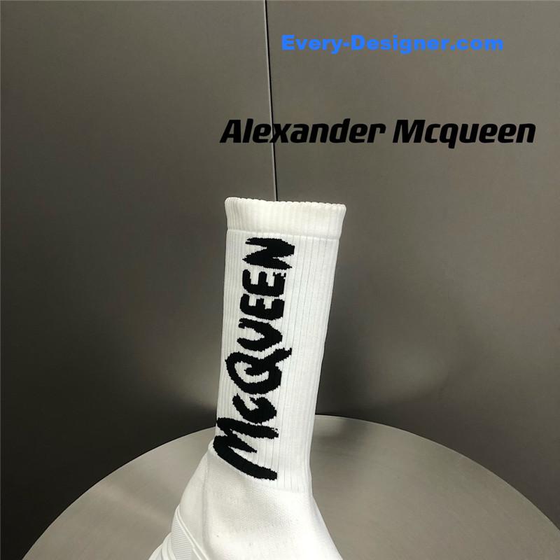 Alexander mcqueen platform socks shoes