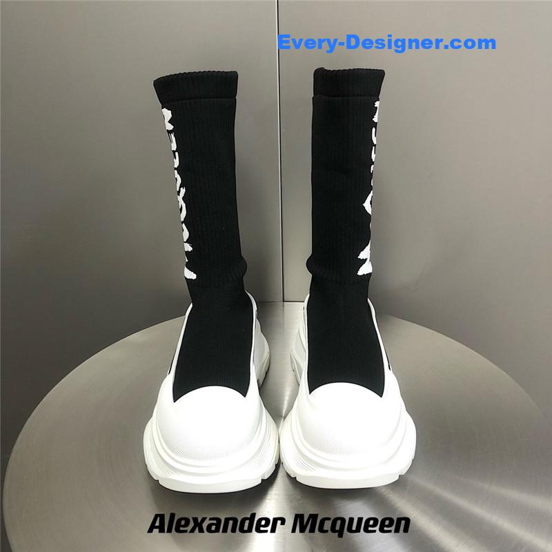 Alexander mcqueen platform socks shoes