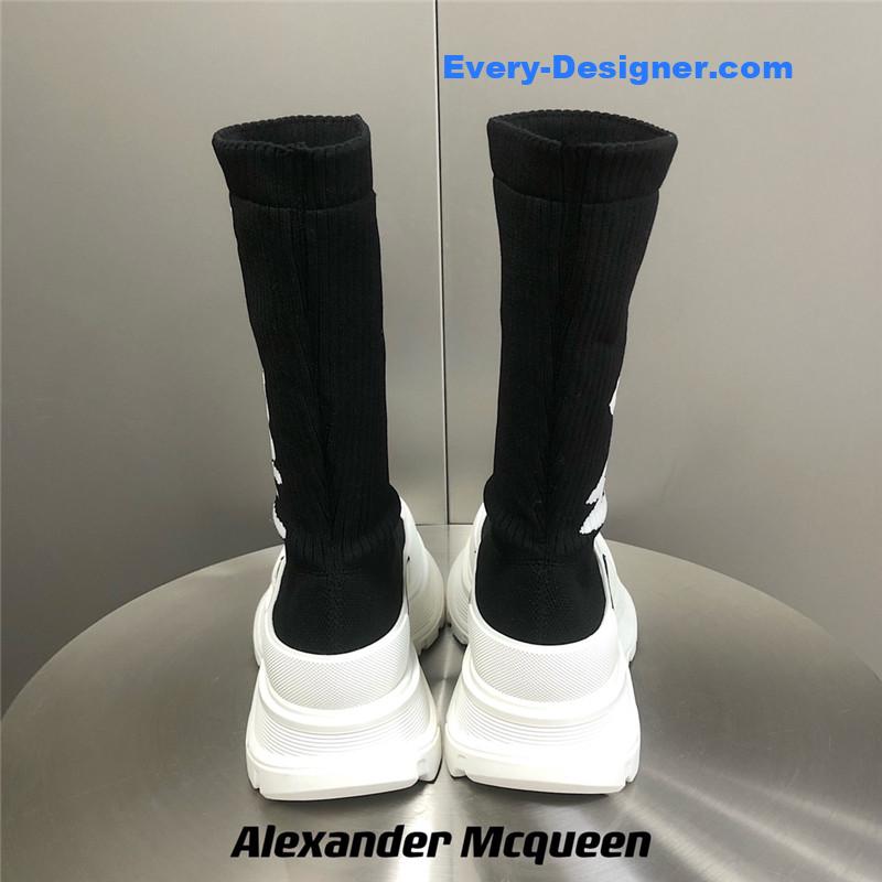 Alexander mcqueen platform socks shoes