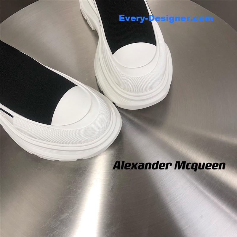 Alexander mcqueen platform socks shoes