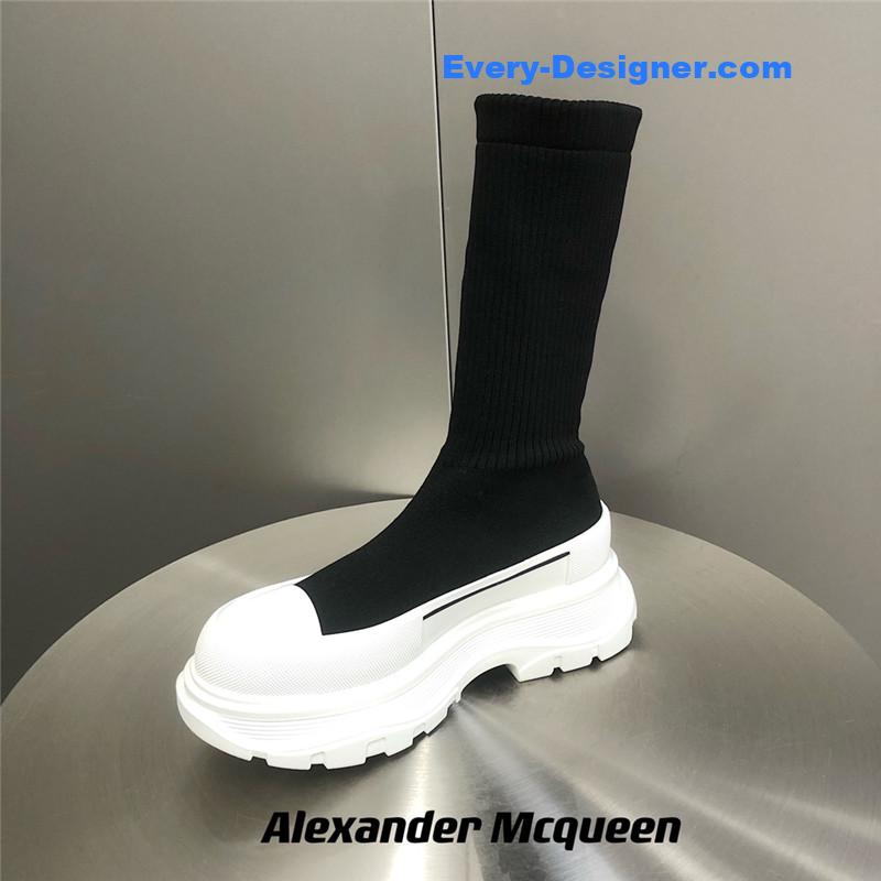Alexander mcqueen platform socks shoes