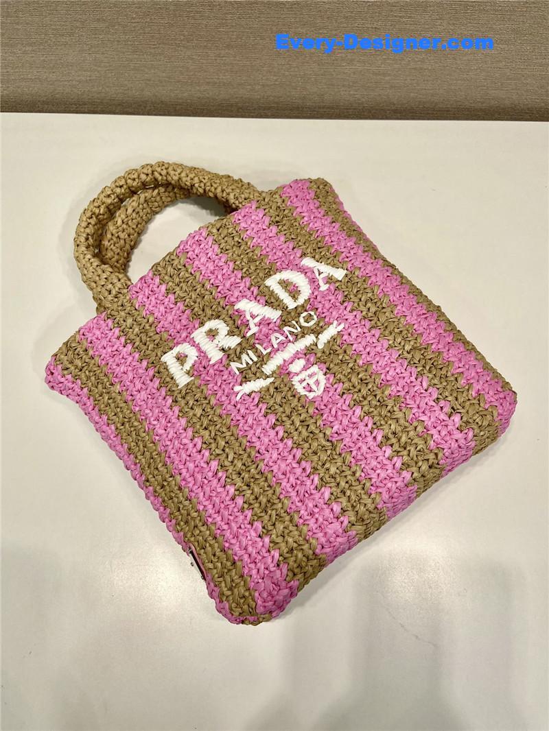 prada fiber tote bag