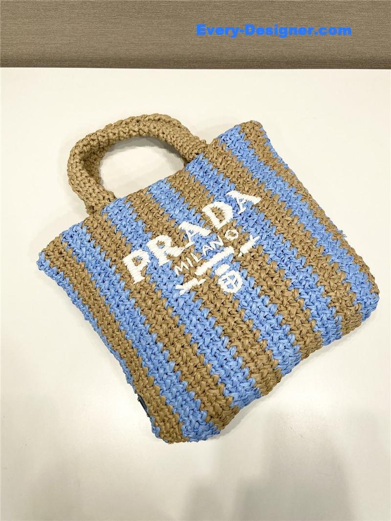 prada fiber tote bag