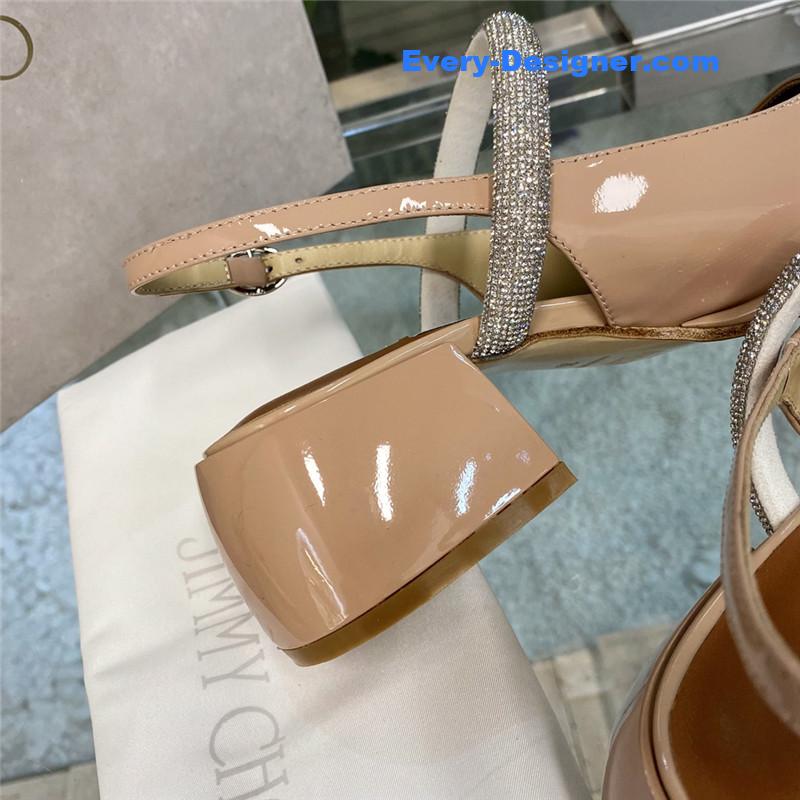 J1m*y Ch00 joezie series flat square toe shoes