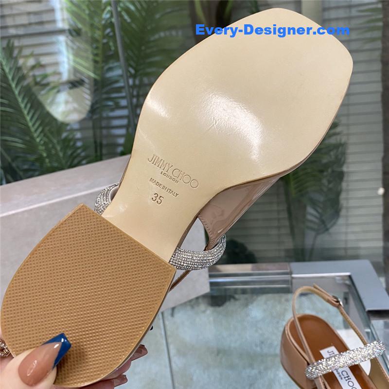 J1m*y Ch00 joezie series flat square toe shoes