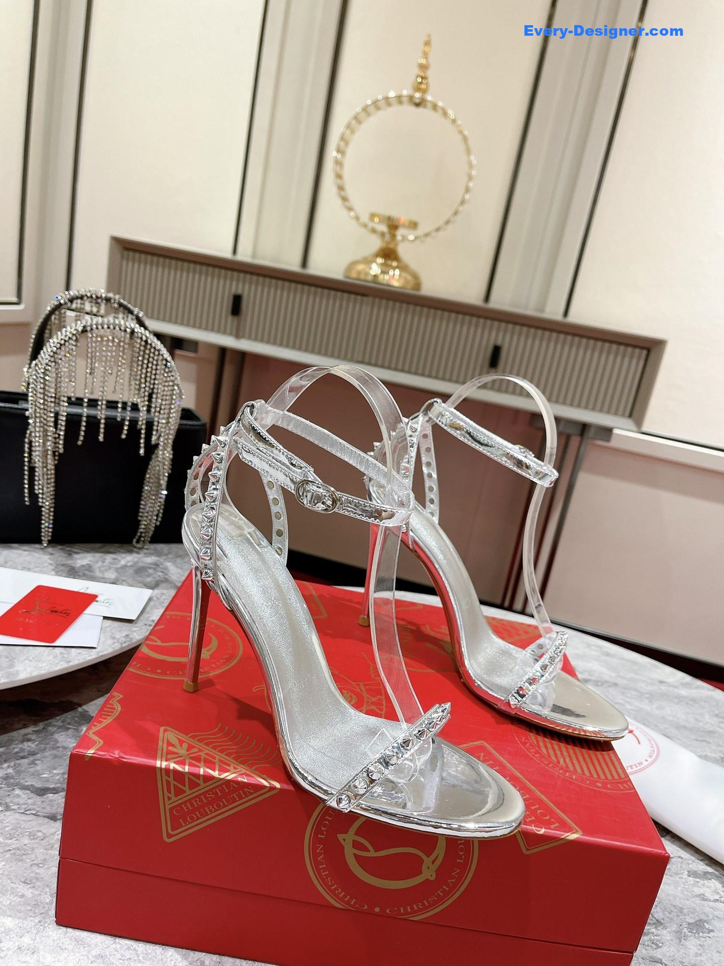 Christian Louboutin spiked strappy sandals