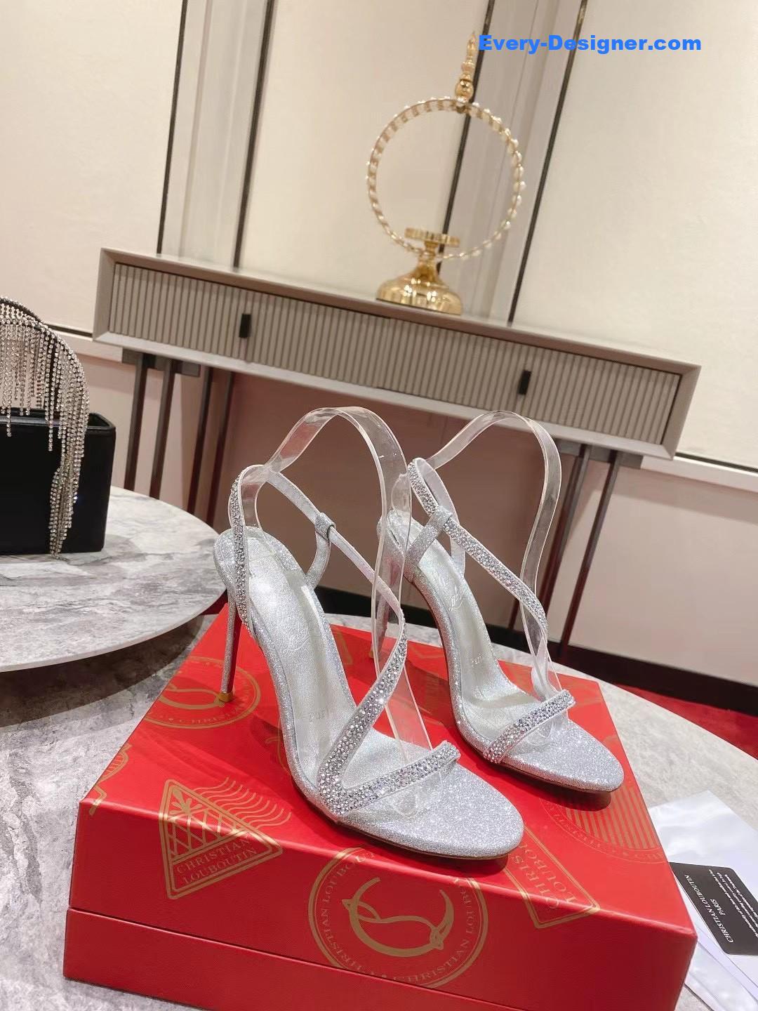 Christian Louboutin S sandals with diamonds