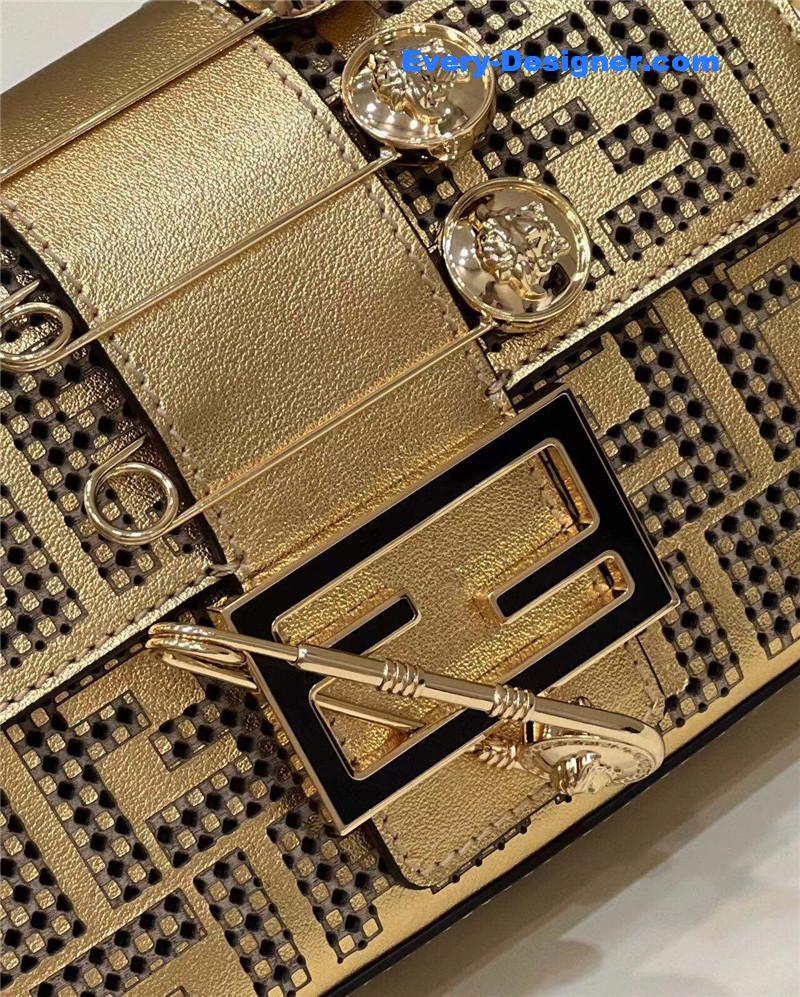 F**di x versace baguette hobo bag