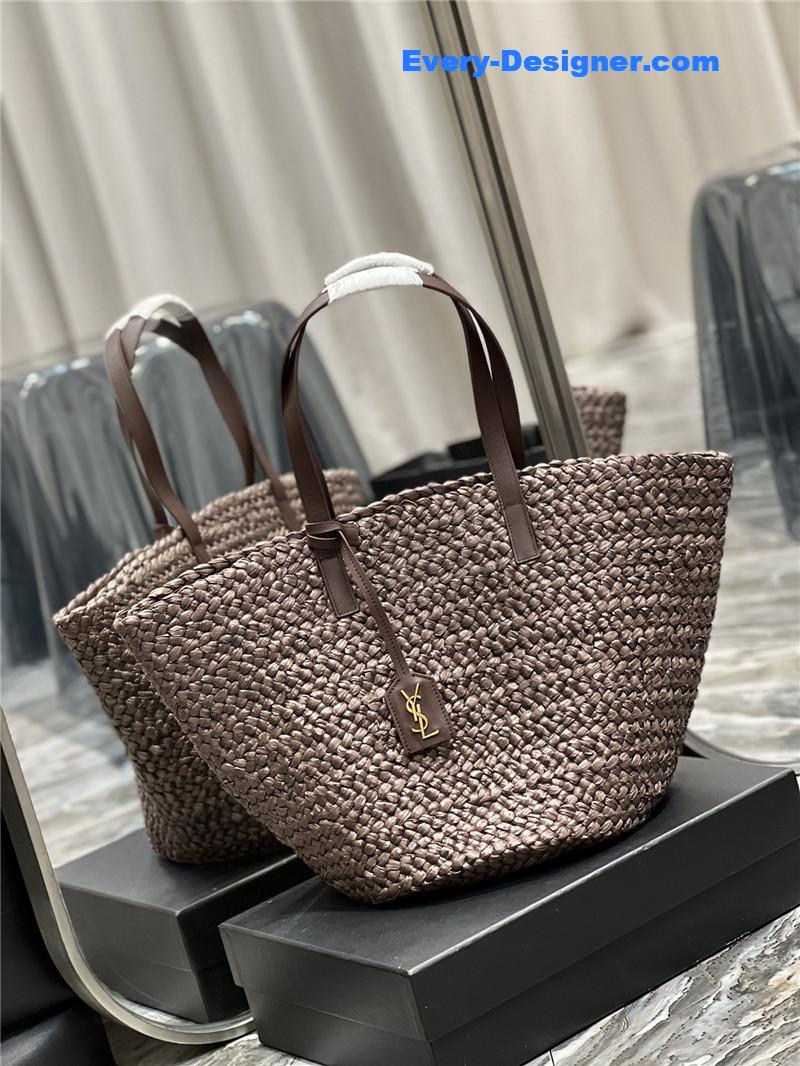 Y51 panier raffia tote bag